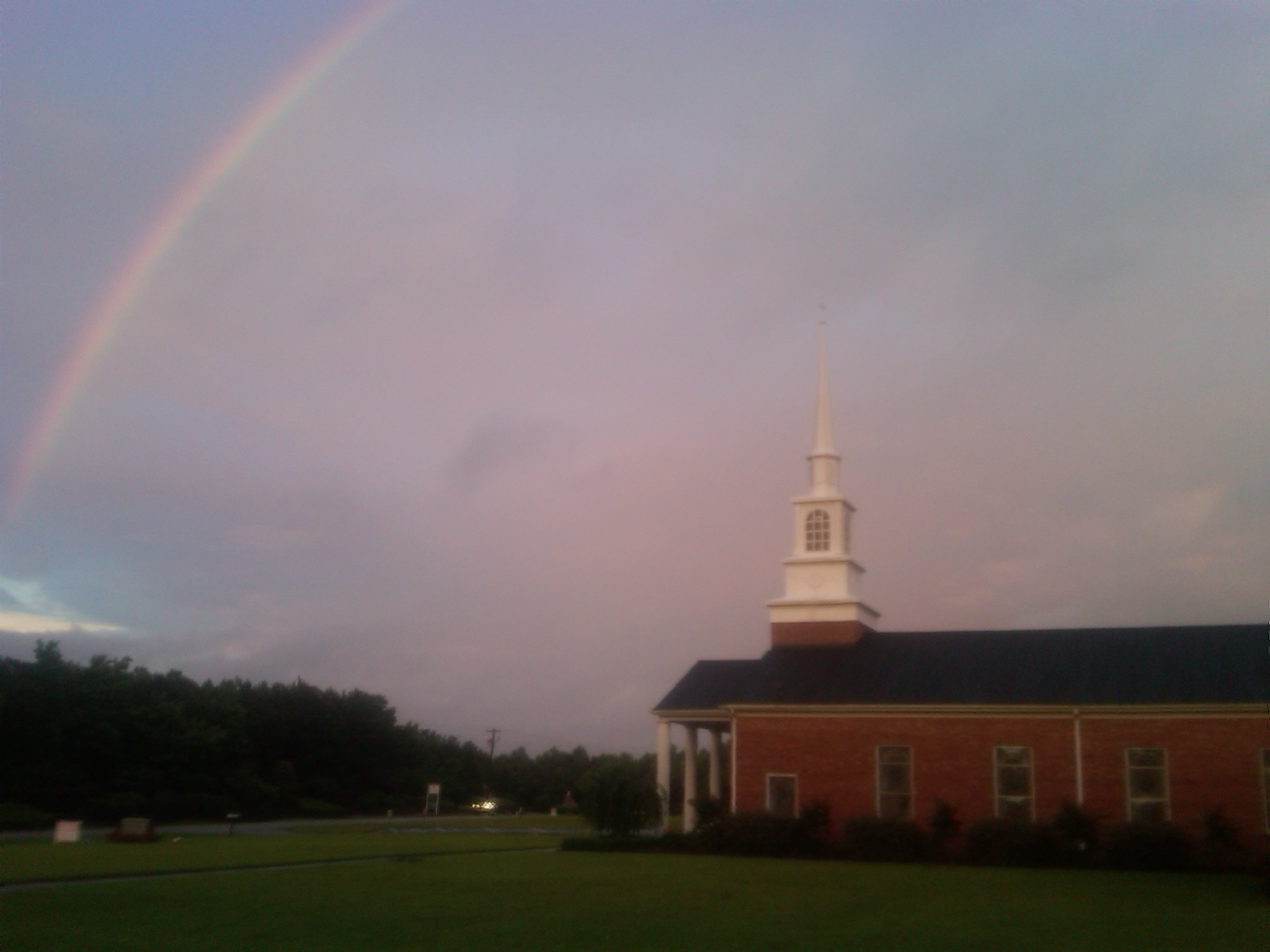 Church after tornado 6-18-13
