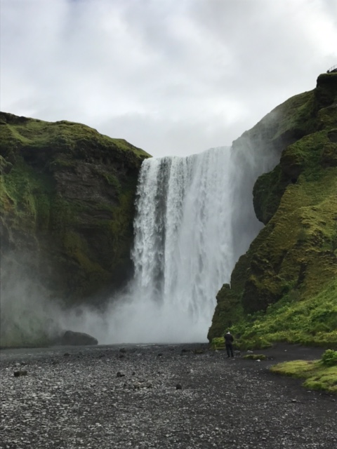 Iceland waterfall
