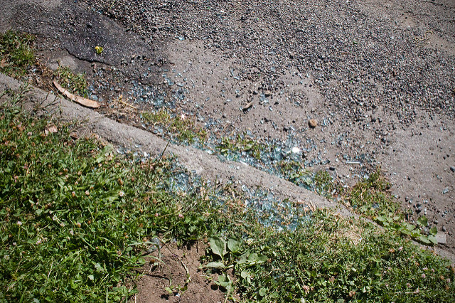 Broken glass